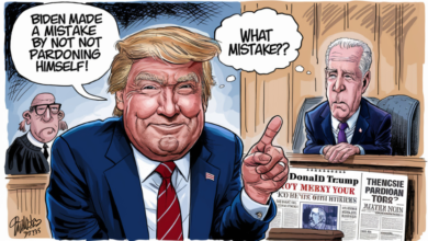 Trump Suggests Biden Made a Mistake By Not Pardoning Himself