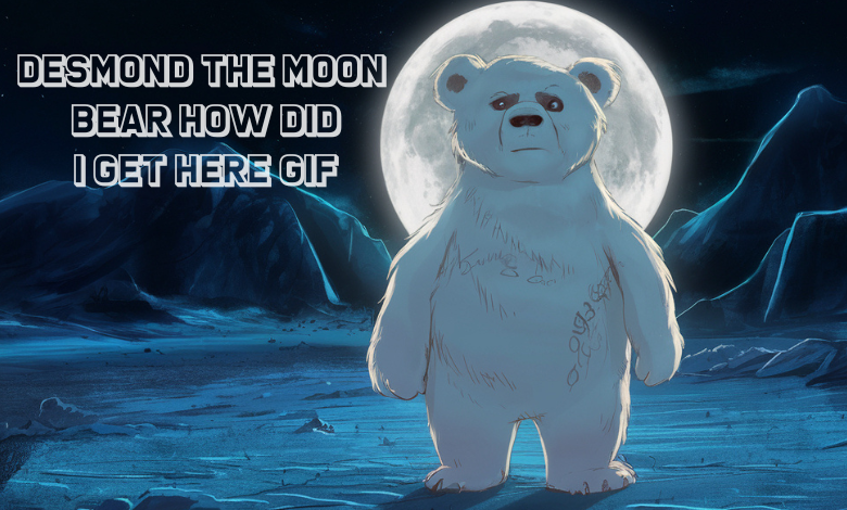 Desmond the Moon Bear how Did i get here Gif