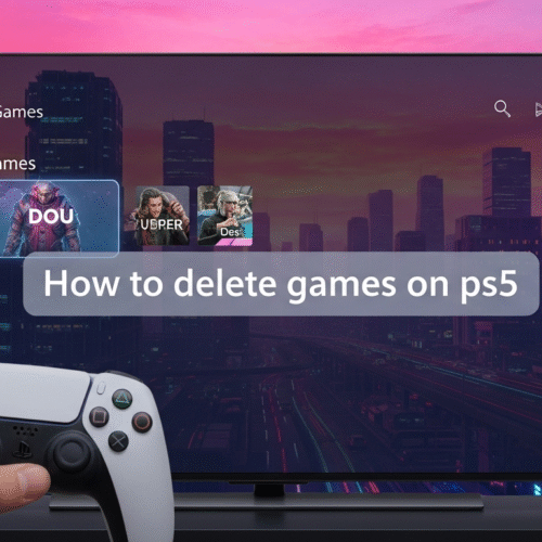 how to delete games on ps5