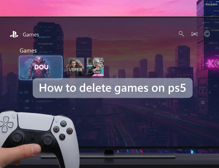 how to delete games on ps5